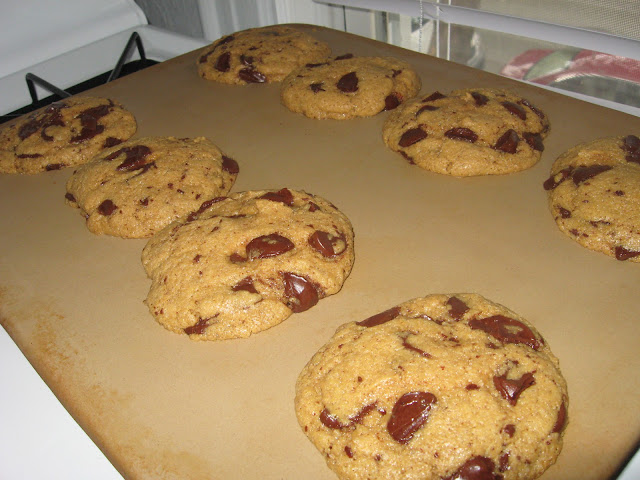 Butter-less Peanut Butter Chocolate Chip Cookies