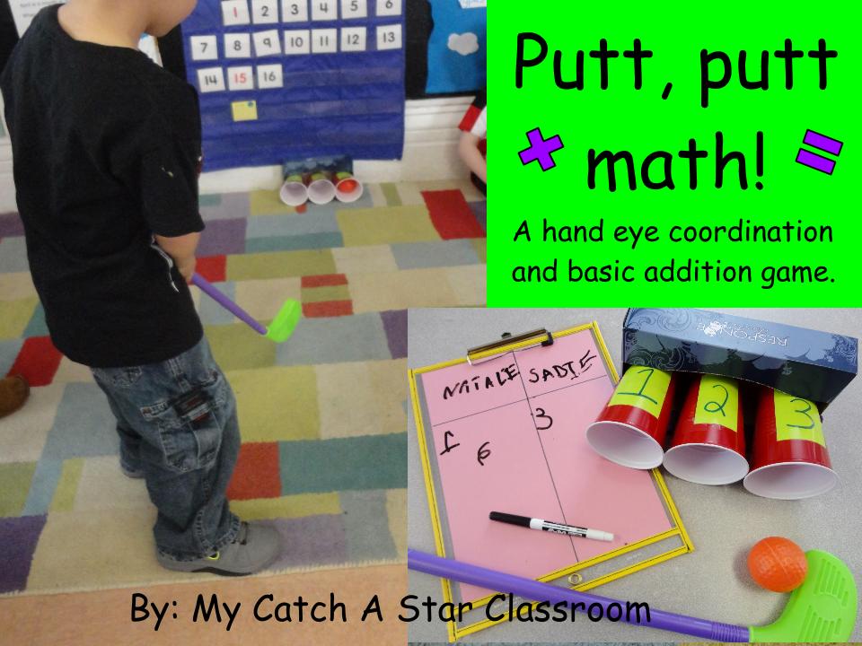My Catch A Star Classroom! Putt, putt math game