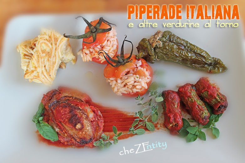 piperade italiana e altre verdurine al forno