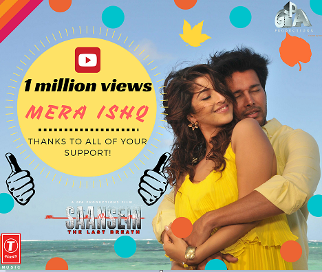 SAANSEIN romantic song ‘Mera Ishq’ crosses 10 Lakh views SAANSEIN romantic song ‘Mera Ishq’ crosses 10 Lakh views