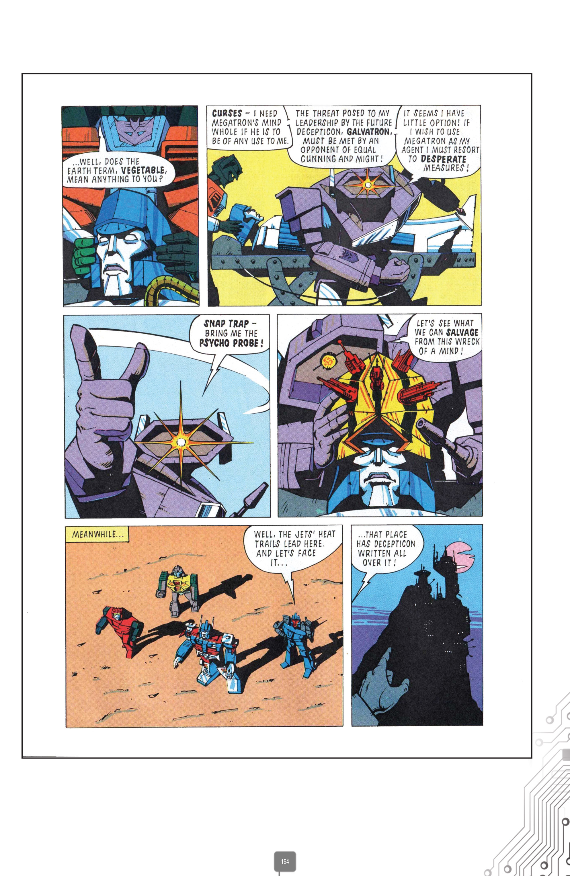Read online The Transformers Classics UK comic -  Issue # TPB 5 - 154