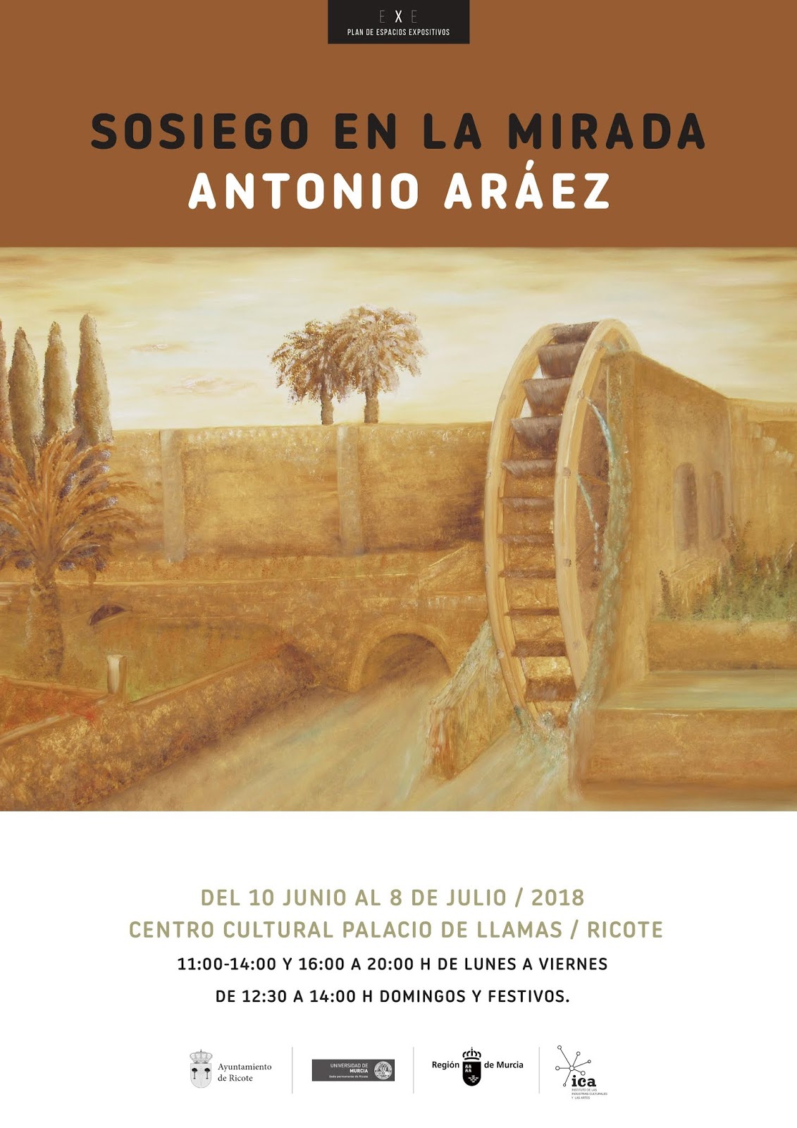 Exposición Sosiego en la mirada de Antonio Aráez en Ricote