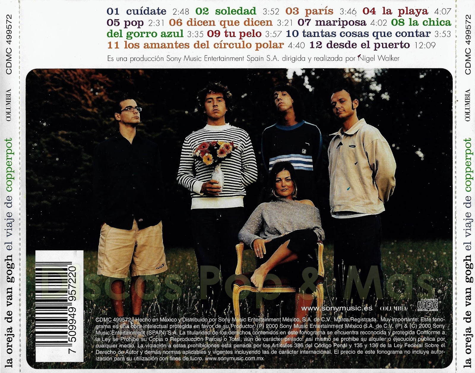 Discos Pop & Mas La Oreja de Van Gogh El Viaje de Copperpot