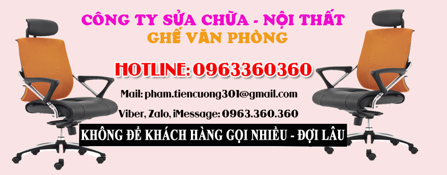 Dịch vụ sửa ghế văn phòng, sửa ghế xoay văn phòng tại Hà Nội