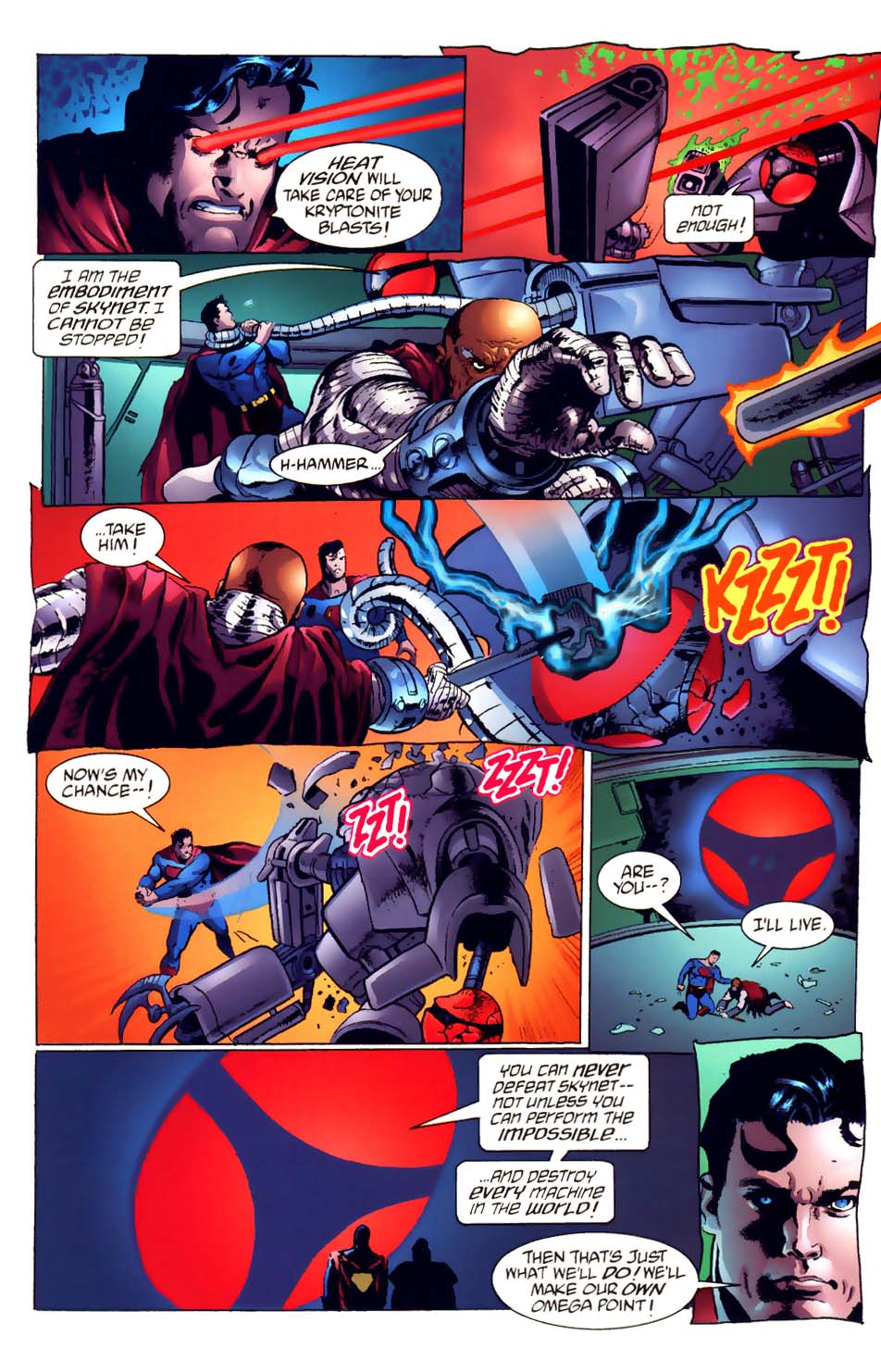 Superman vs. The Terminator: Death to the Future Issue #3 #3 - English 12