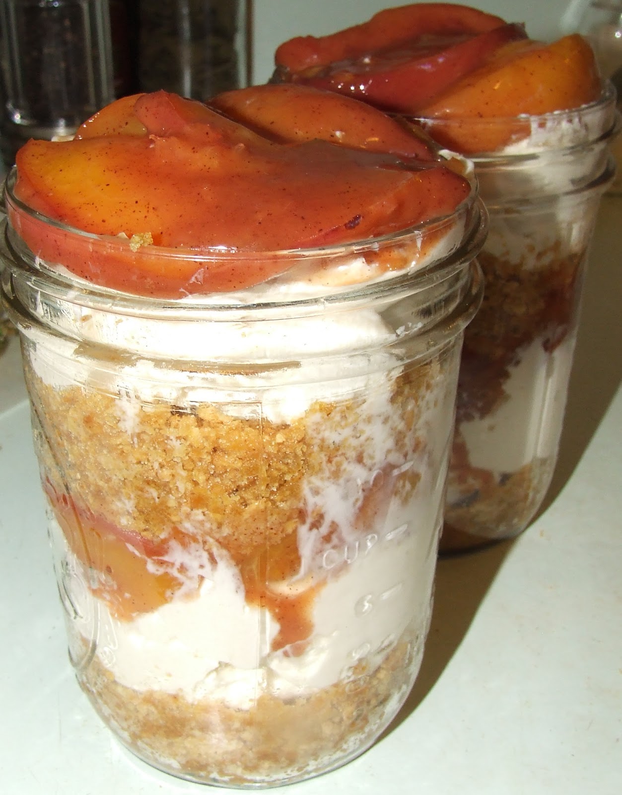 Stuff by Cher Peach Cheesecake Parfait