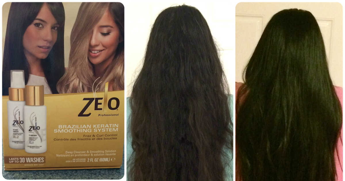 Tame Frizzy Hair with the Zelo Keratin Hair Smoothing Duo - First Time ...
