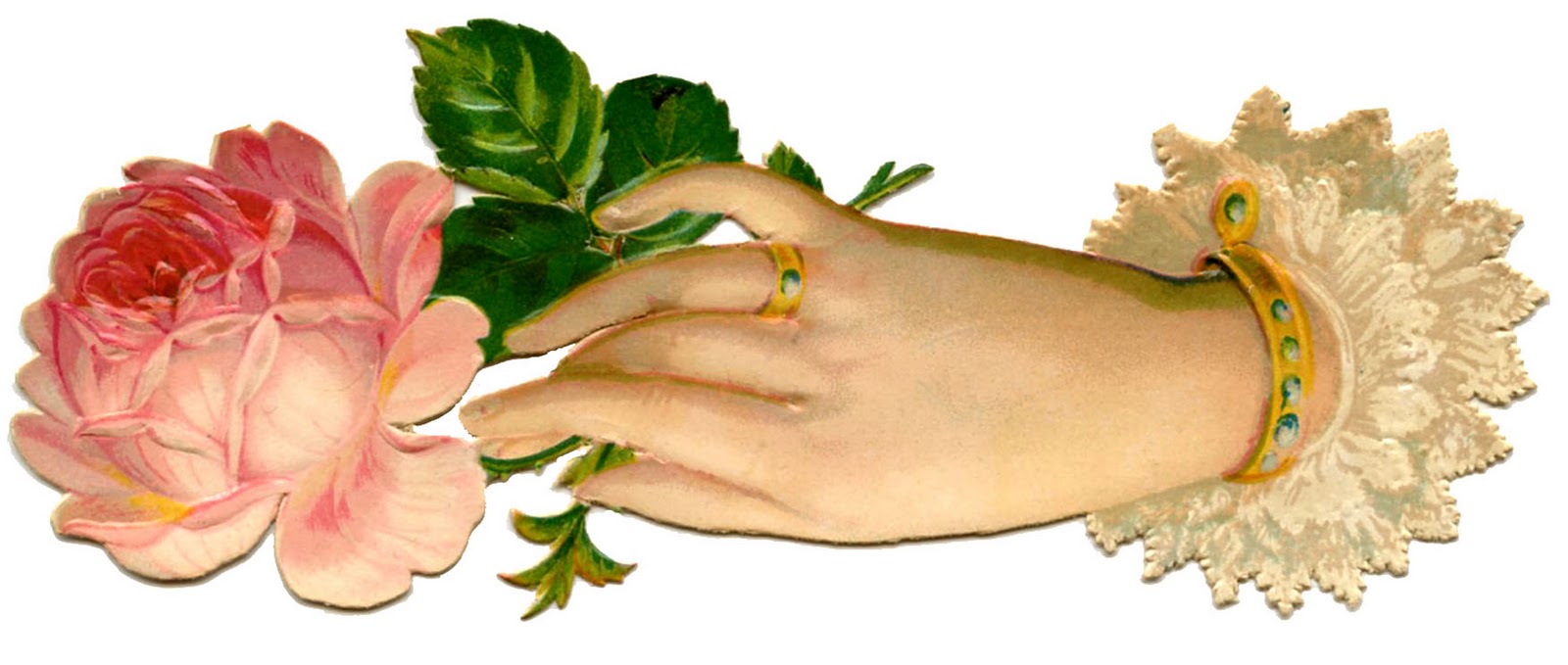 clipart hand holding flower - photo #40