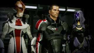 Mordin Solus (salarian scientist, ex Special Tasks Group, modified the Krogan genophage) and Tali'Zorah nar Rayya (mechanical genius and cutie, like Kaylee Frye from Joss Whedon's Firefly and Serenity)