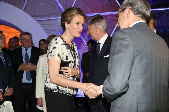 Queen Mathilde attended a gala event to mark the 150th anniversary of Solvay in Neder, newmyroyals