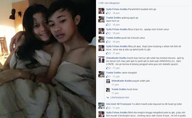 Heboh !!!! Anak SD Mengungah Foto Bersama Pacarnya di Atas Ranjang
