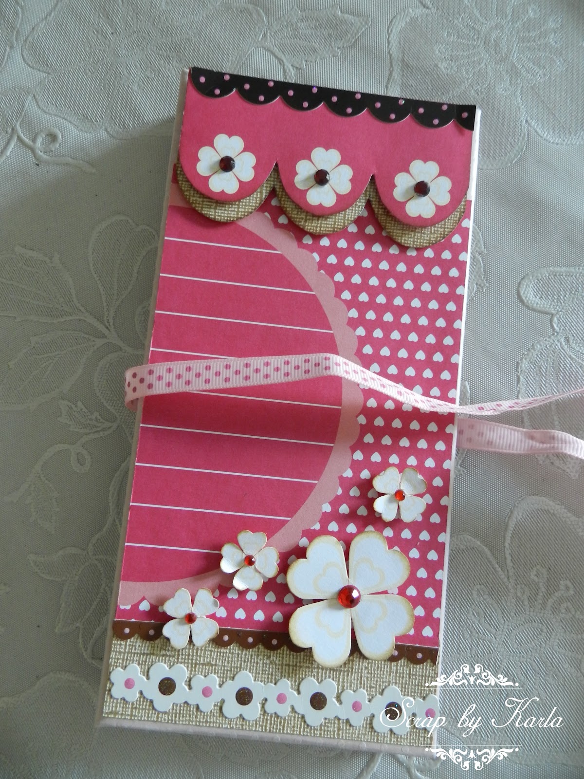 Scrap By Karla MINI ÁLBUM EM CASCATA