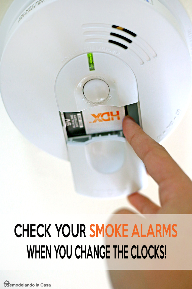 Time to check your smoke and carbon monoxide detectors