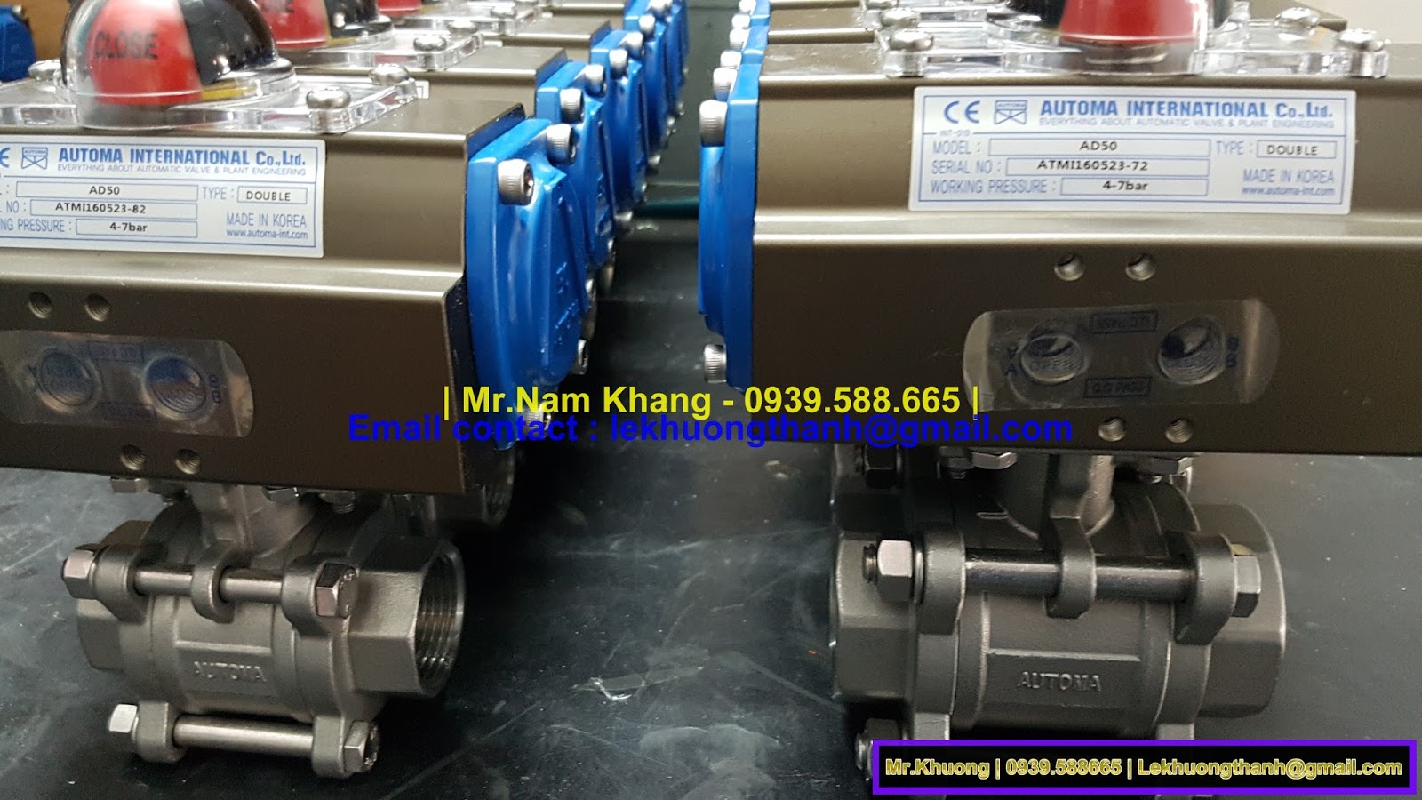 AUTOMA Ball valve KOREA made in KOREA Đại lý AUTOMA INOX