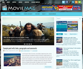 MovieMag blogger template