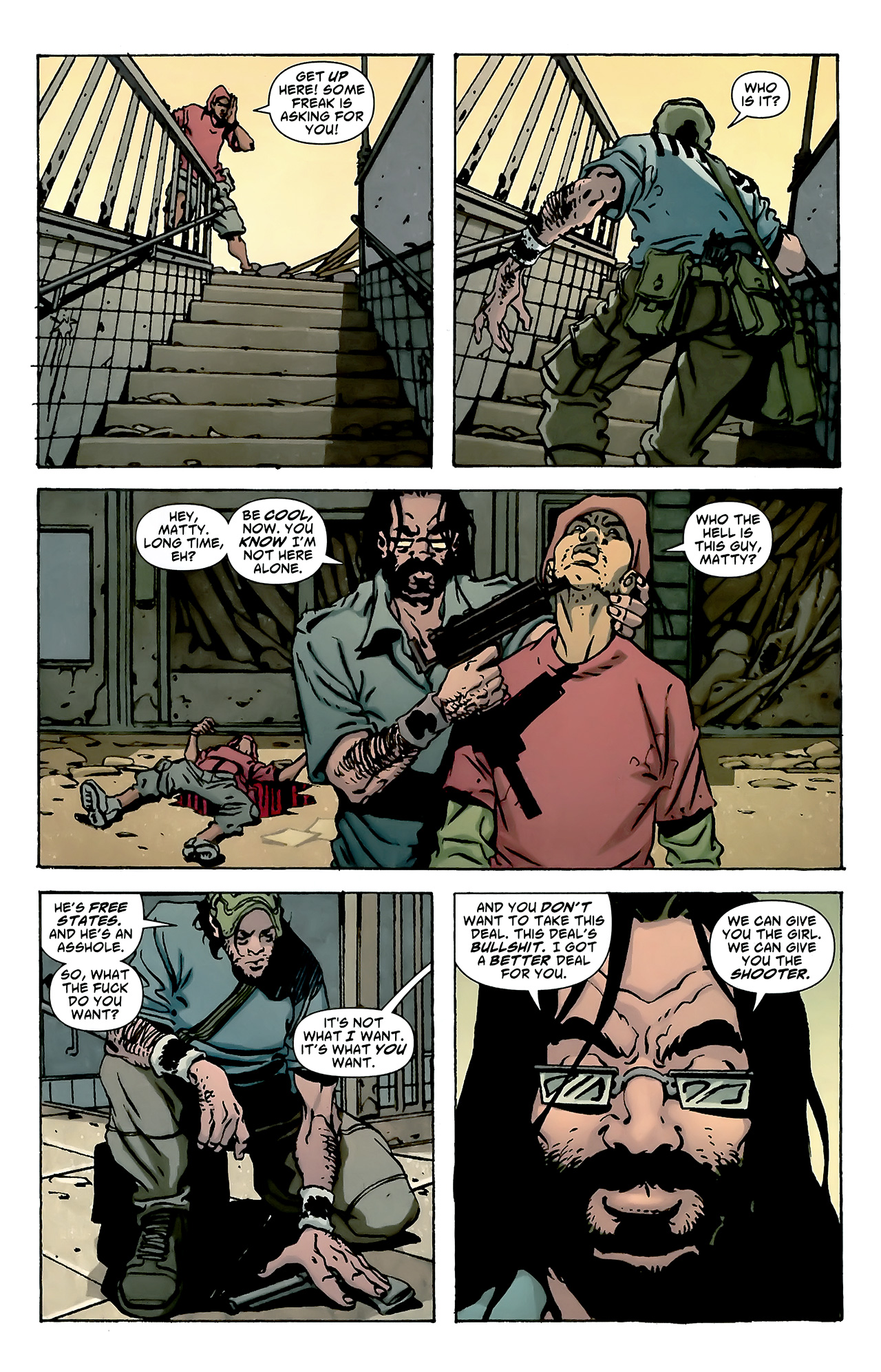 Read online DMZ (2006) comic -  Issue #32 - 22