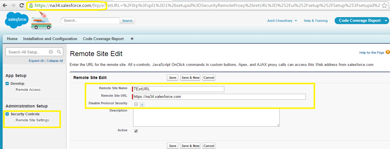 Amit Salesforce Salesforce Tutorial Code Coverage Report in excel