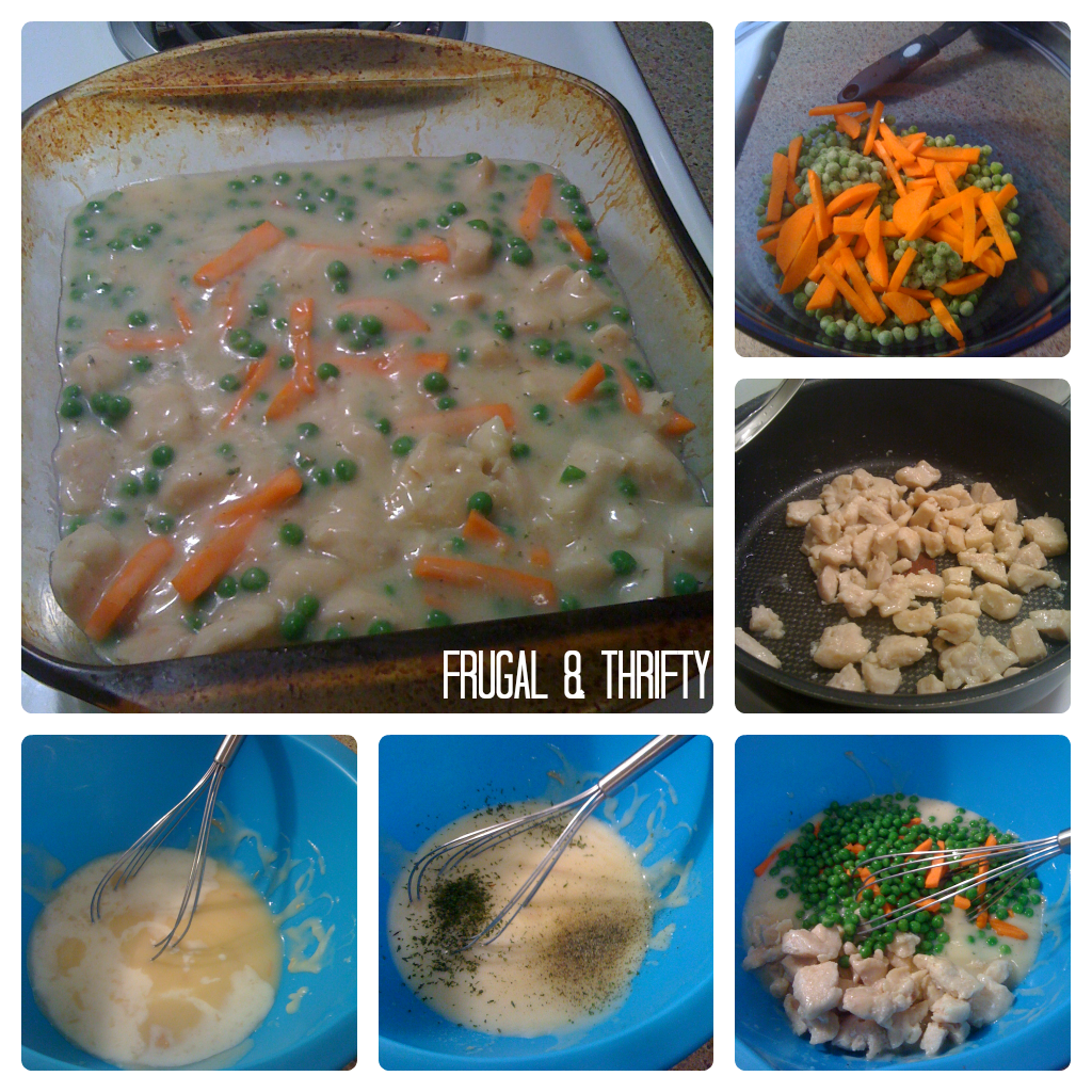 Frugal & Thrifty Chicken 'Pot Pie'