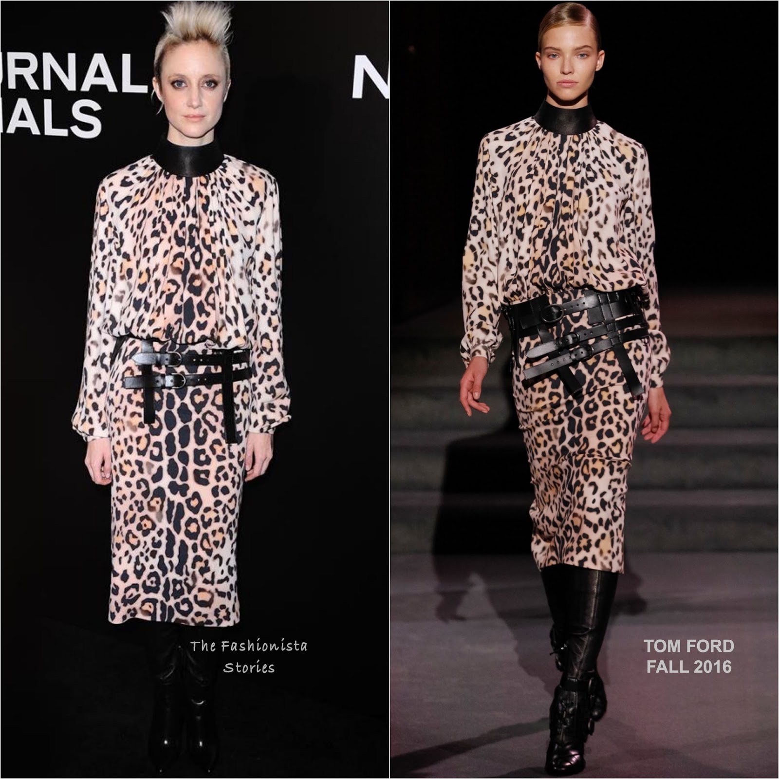 Andrea Riseborough in Tom Ford at the 'Nocturnal Animals' LA Premiere