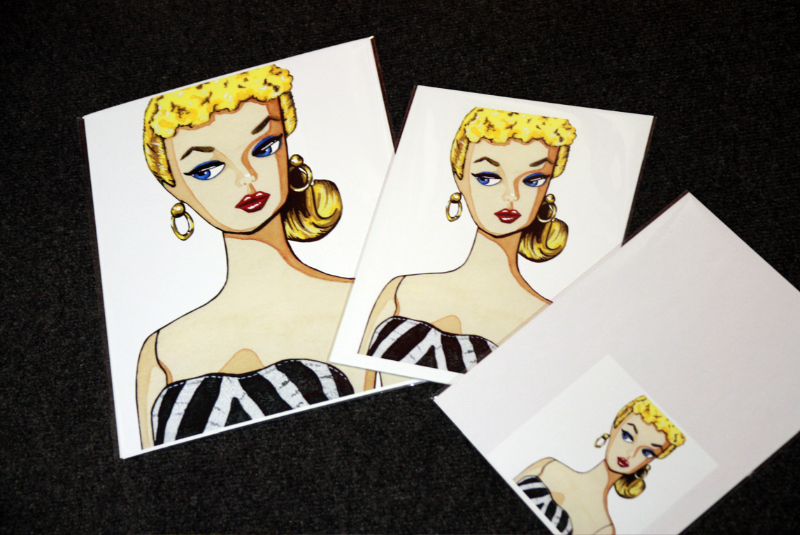 cheryl oz designs: Black & White Swimsuit Barbie