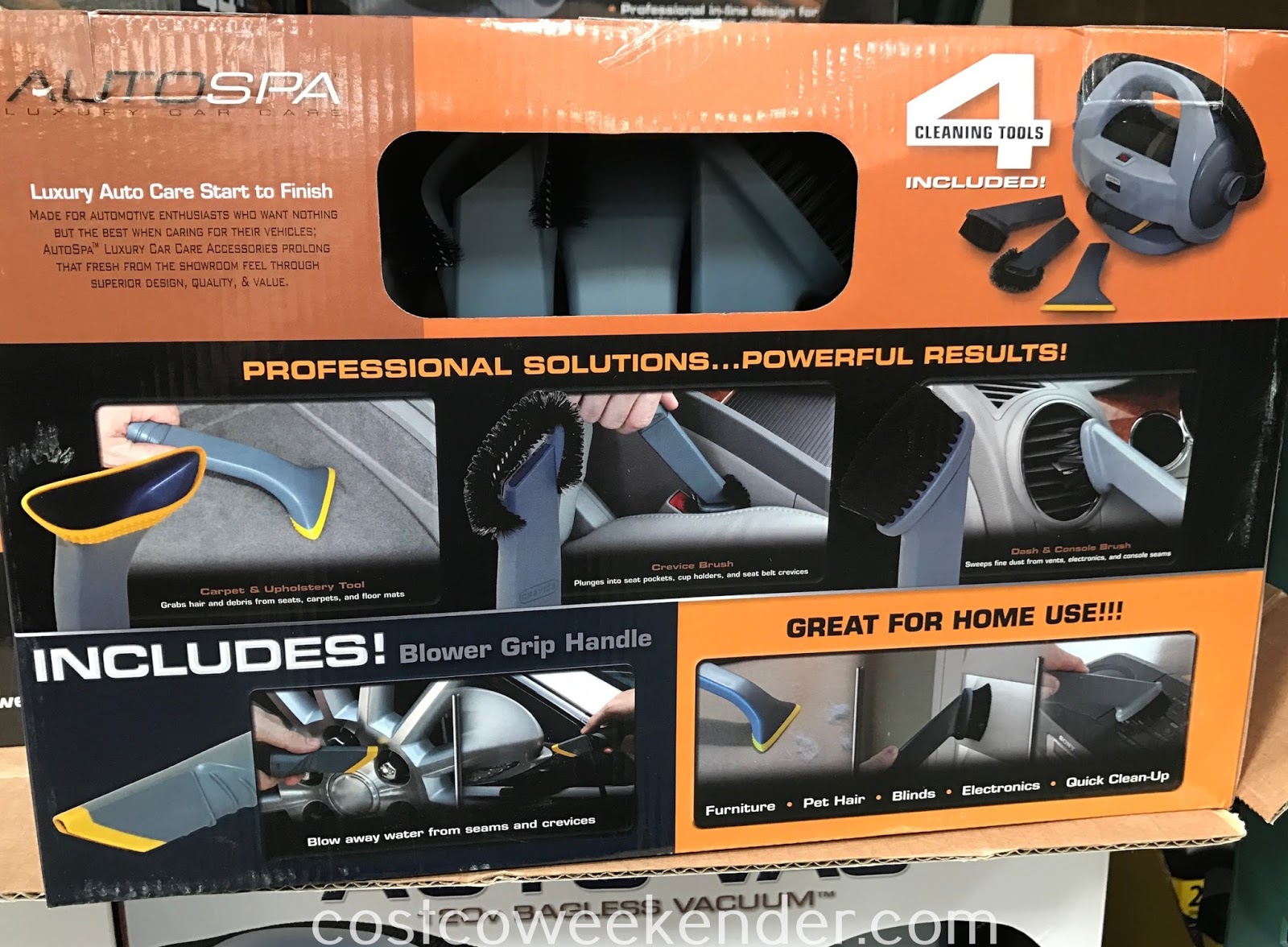 Autospa AutoVac 120v Bagless Vacuum Costco Weekender