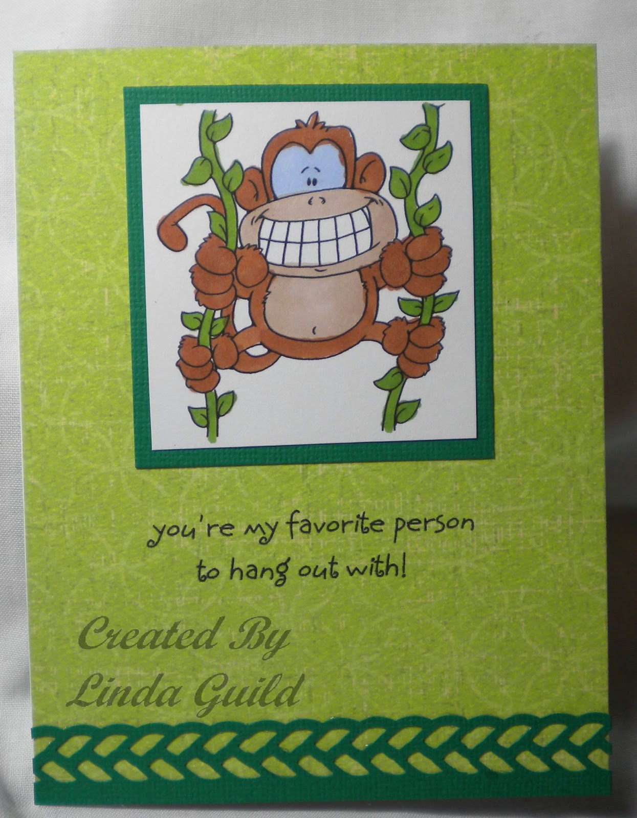 Nothin' Fancy: Monkey Card