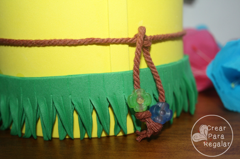 diy manualidades goma eva minion