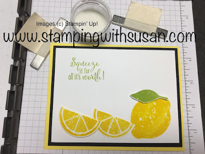 Stampin' Up!, Stamparatus, Lemon Zest, Embossing, www.stampingwithsusan.com