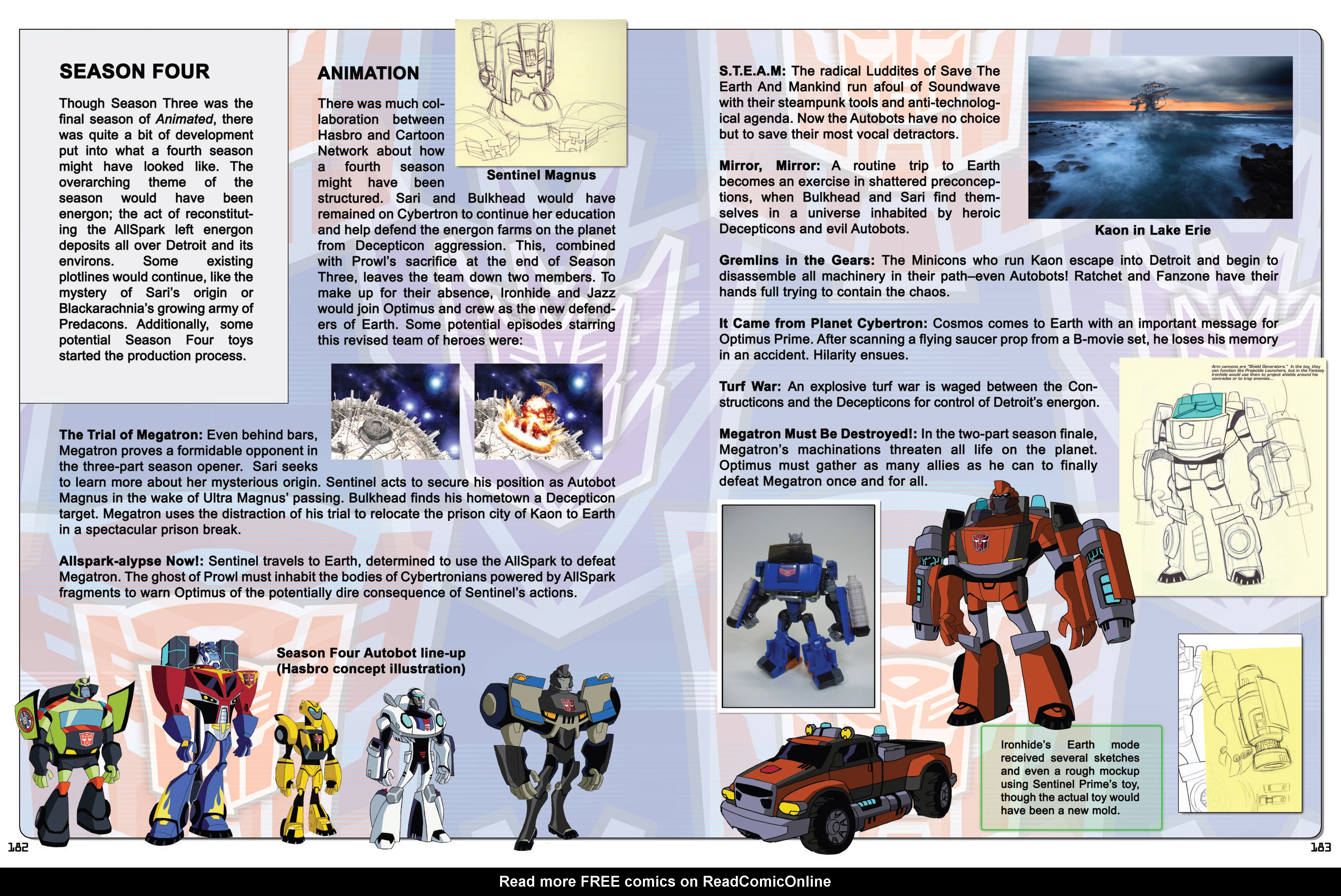 Read online Transformers Animated: The Allspark Almanac comic -  Issue # TPB 2 - 161