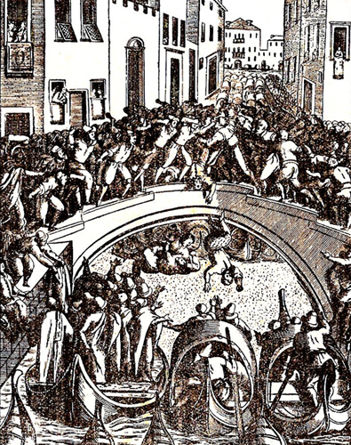 El Ponte dei Pugni en Venecia
