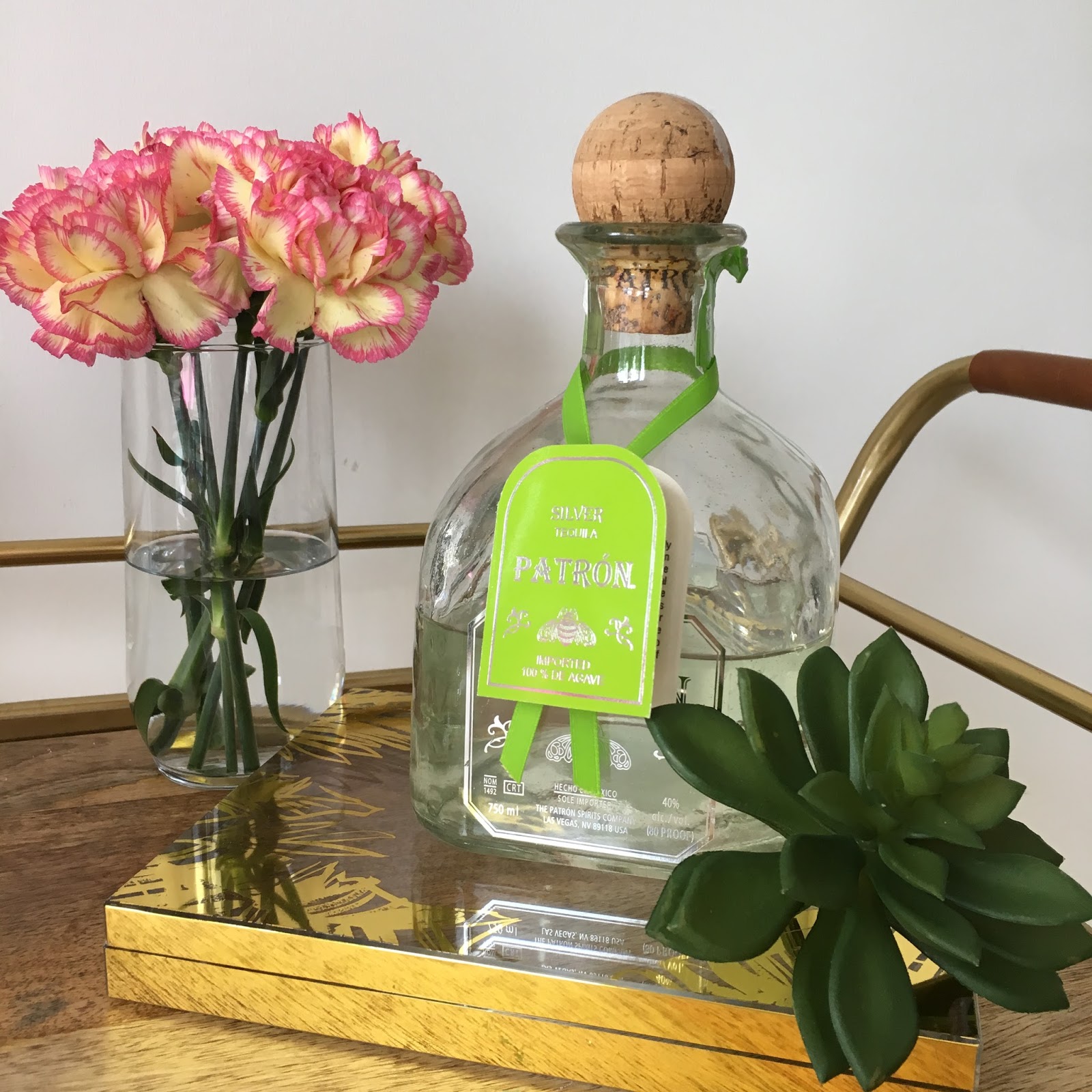 Cinco de Mayo Bar Cart featured by popular party planning blogger, The Celebration Stylist