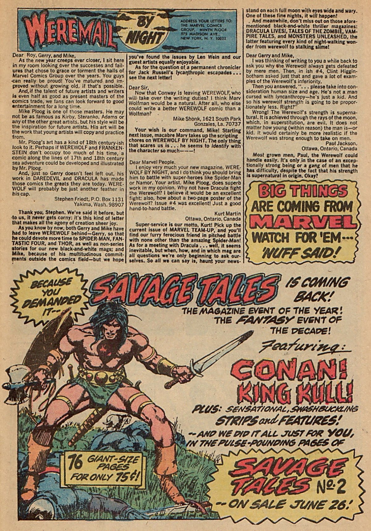 Read online Werewolf by Night (1972) comic -  Issue #8 - 23
