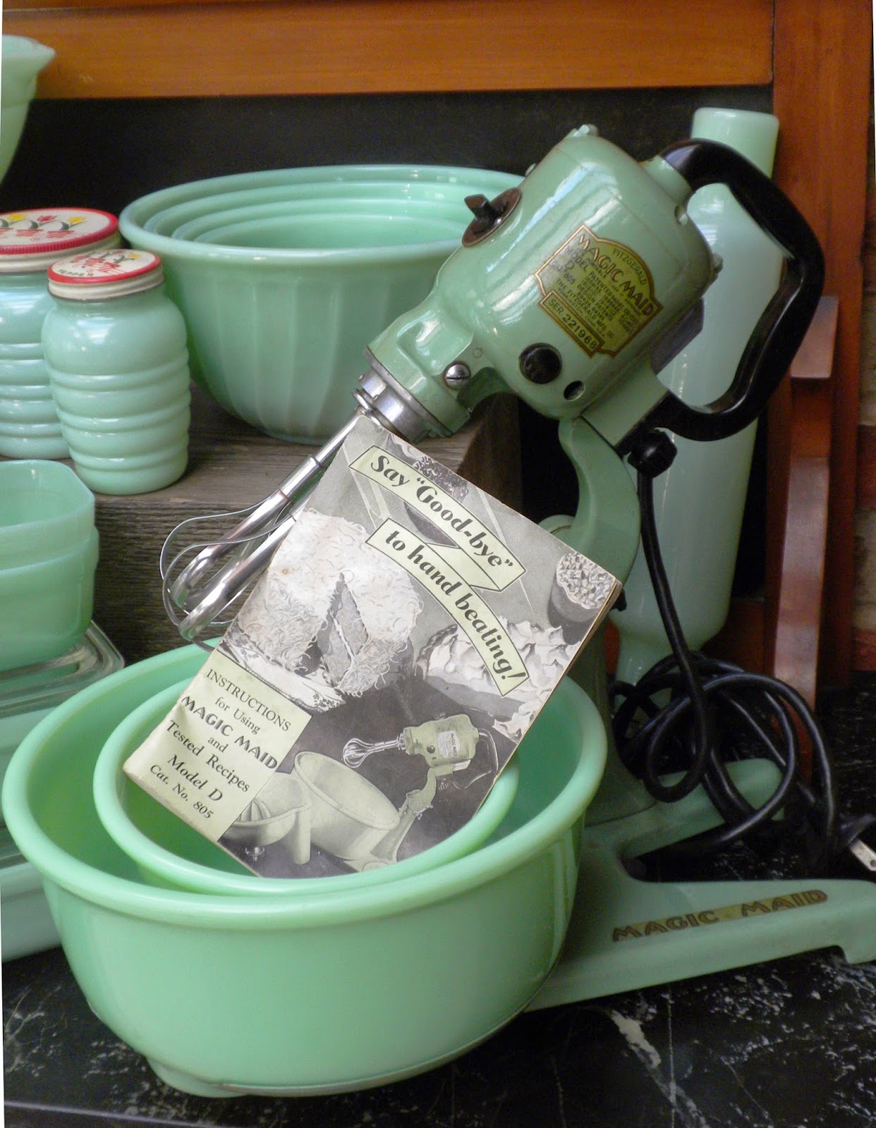 Vintage Hamilton Beach Jadeite Shake Mixer Kitchen Accessories Green  Hamilton Beach Malt Mixer 