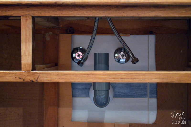 EL TUNEO DE MI BAÑO : COMO INSTALAR UN LAVABO EN UNA CÓMODA VINTAGE
