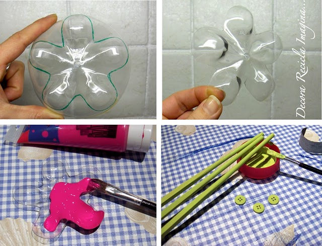 Enanitos Felices: MANUALIDADES CON BOTELLAS PLASTICAS