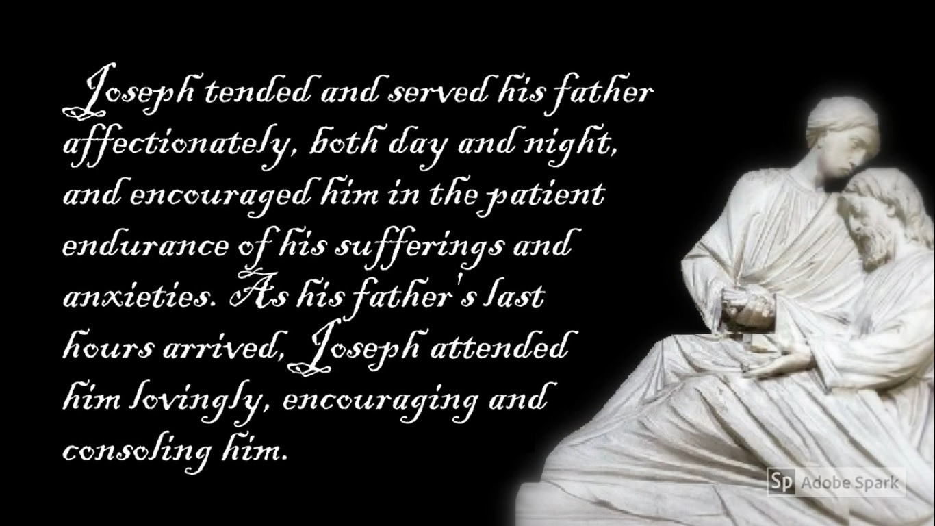 AD TE BEATE IOSEPH ☩ TO THEE O BLESSED JOSEPH ☩ THE DEATH OF JESUS