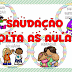 Plaquinhas de saudação - acolhimento