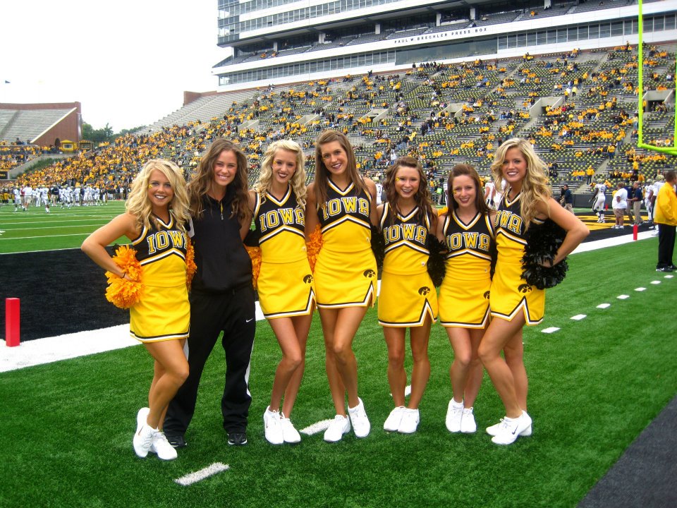 NFL and College Cheerleaders Photos Iowa Cheerleaders & Dancers Are Back