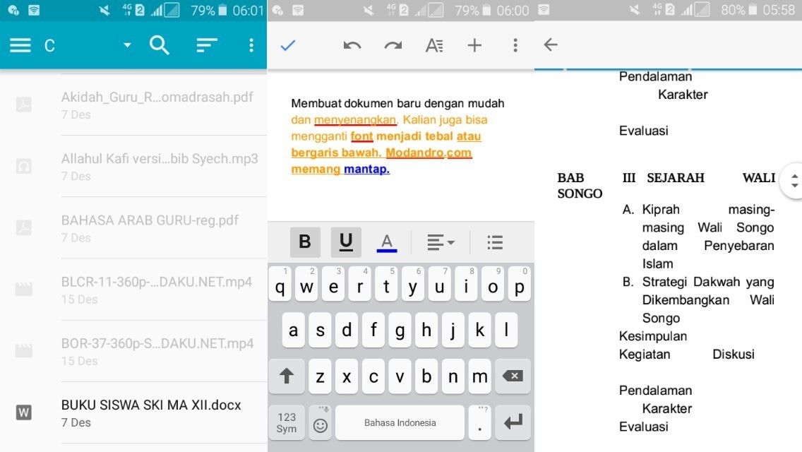 membuka file office dengan google docs cara membuka file office di android