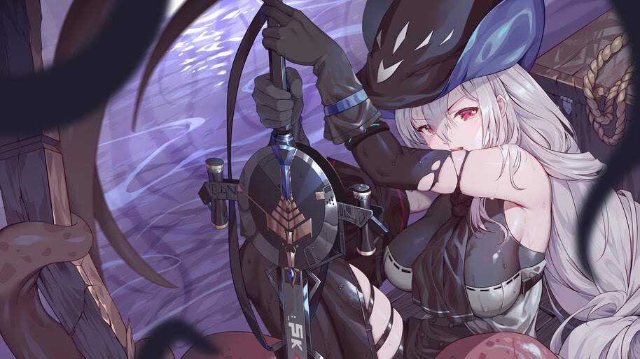 Arknights, Skadi, Anime, Girl, 4K, #6.517
