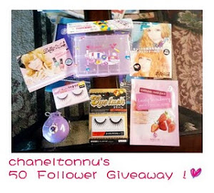Chaneltonnu's 50 follower giveaway!