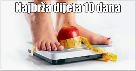 najbrža dijeta za mršavljenje