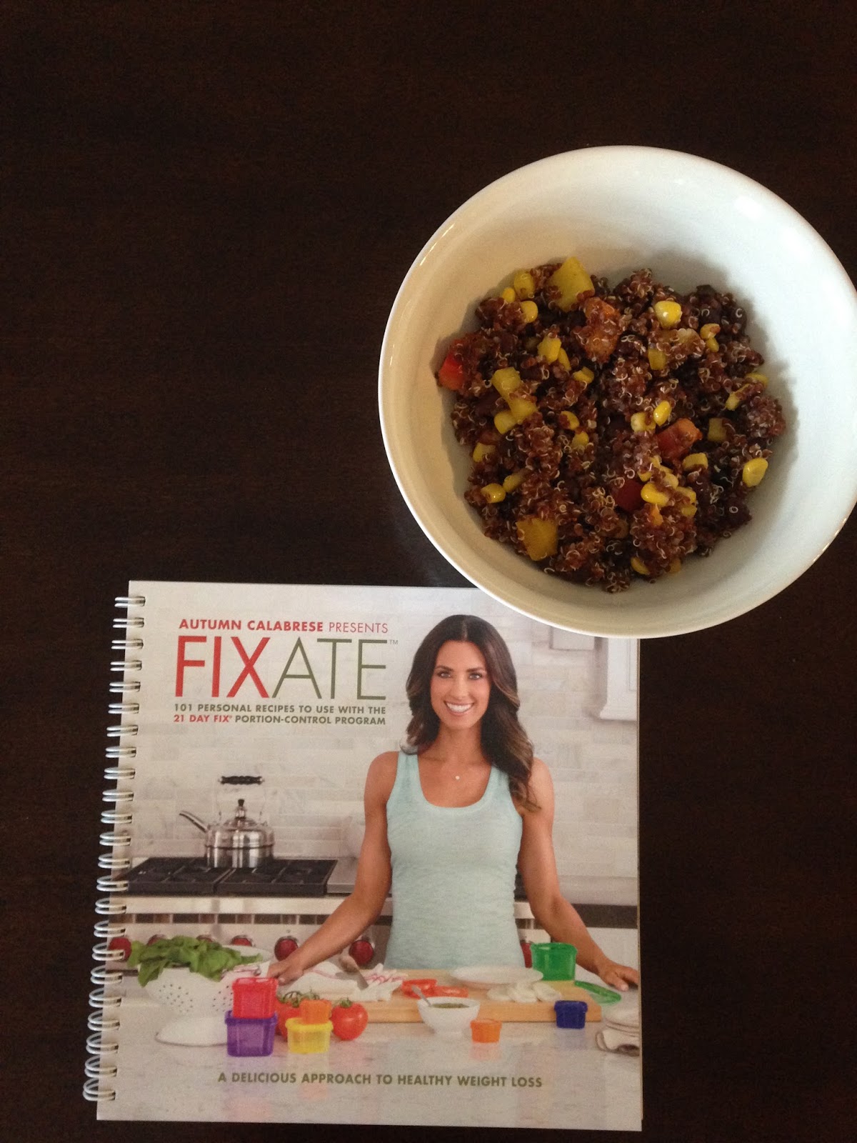 Sweetly Southern Fitness Quinoa and Black Bean Salad Fixate Cookbook