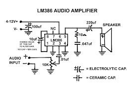Skema Rangkaian: Skema Amplifier LM 386