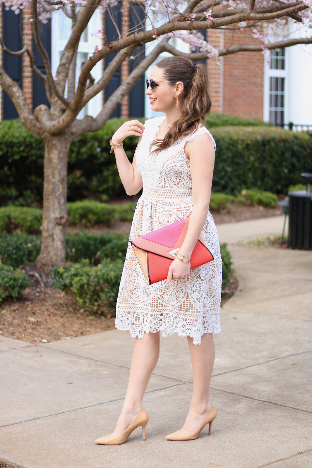 My Favorite Time of Year + White Lace Dress. | Southern Belle in Training