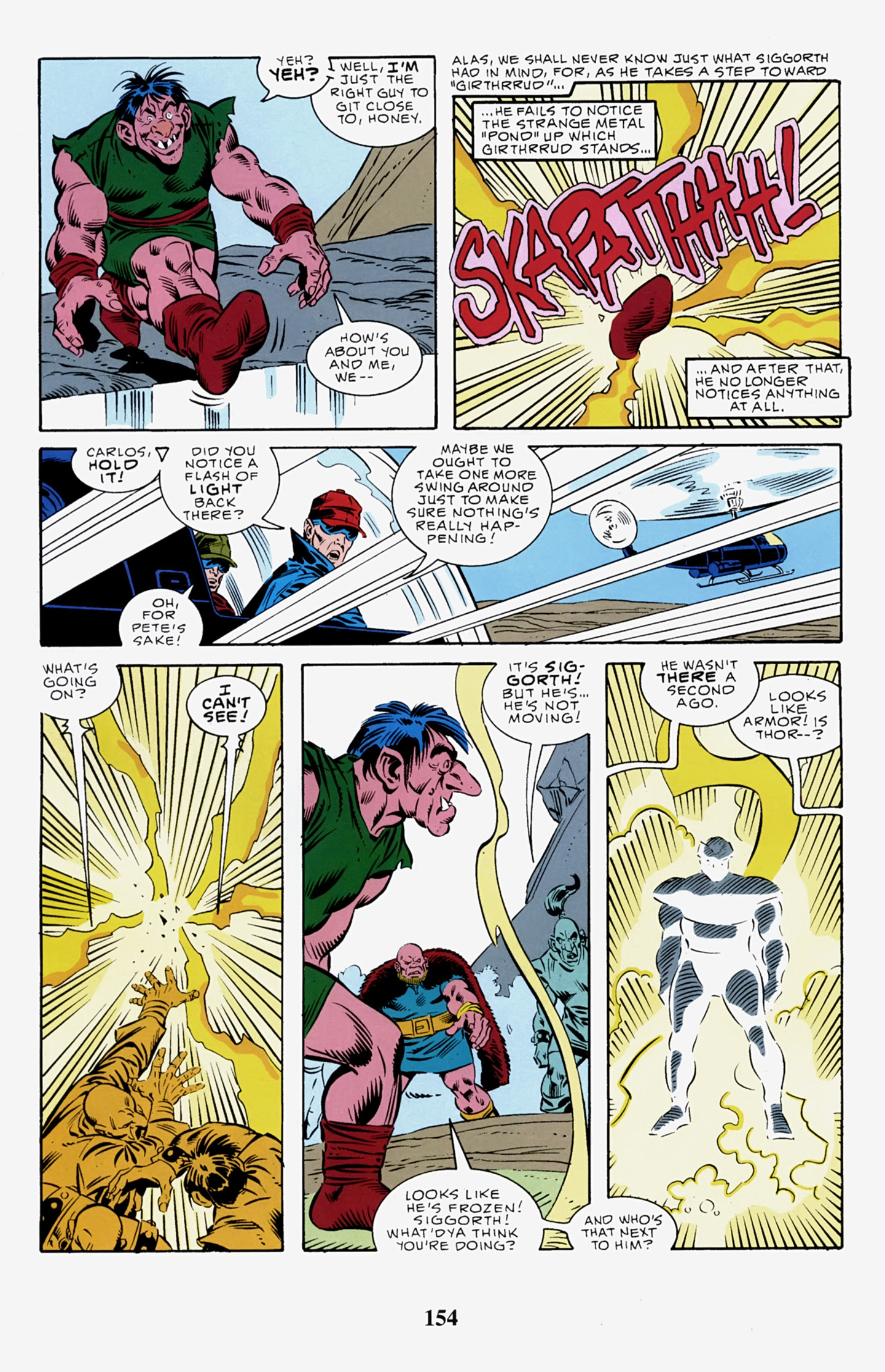 Read online Thor Visionaries: Walter Simonson comic -  Issue # TPB 5 - 154