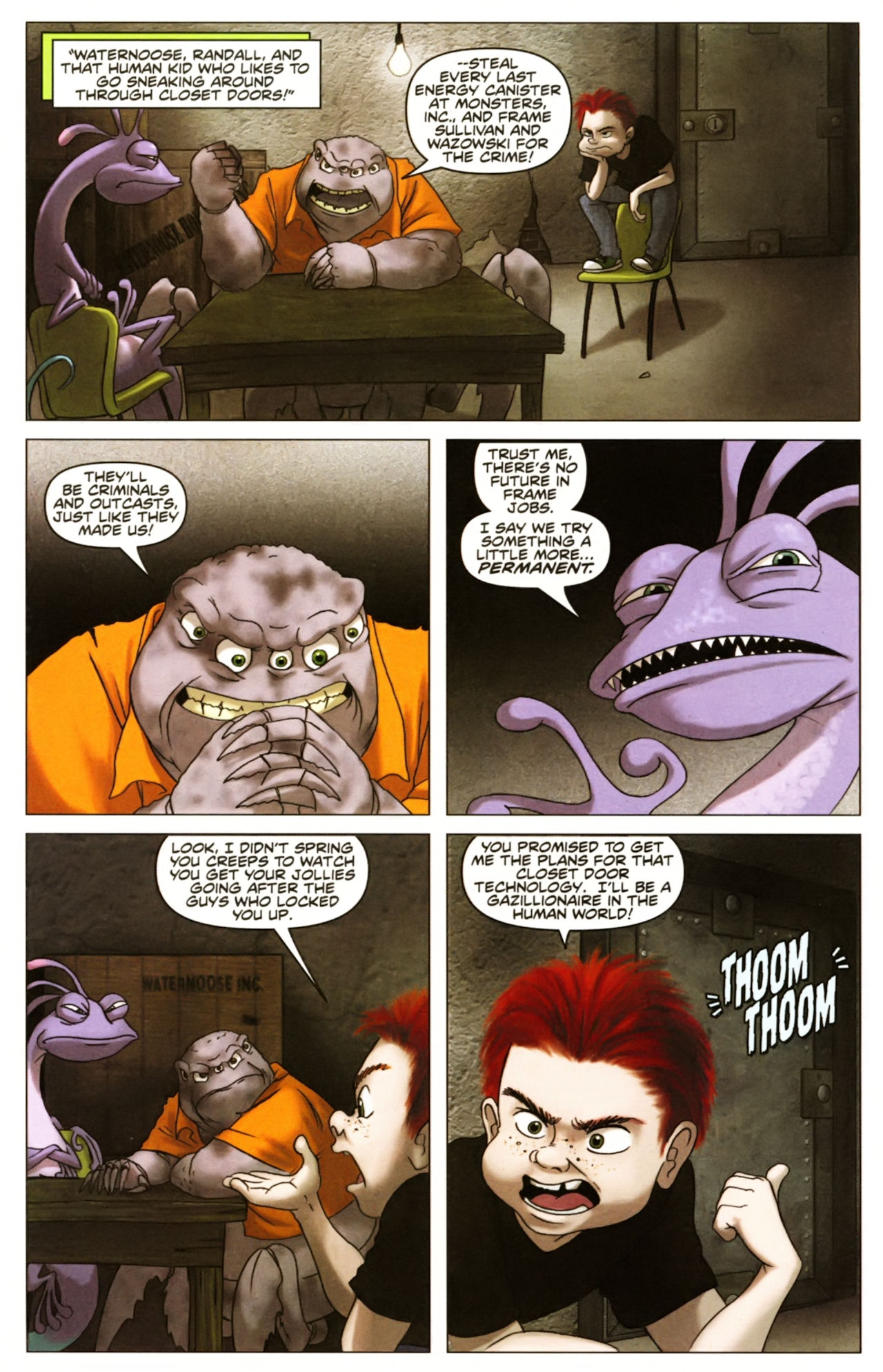 Read online Monsters, Inc: Laugh Factory comic -  Issue #4 - 9
