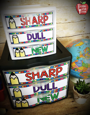 Teaching With Terhune: PENCIL MANAGEMENT SYSTEM