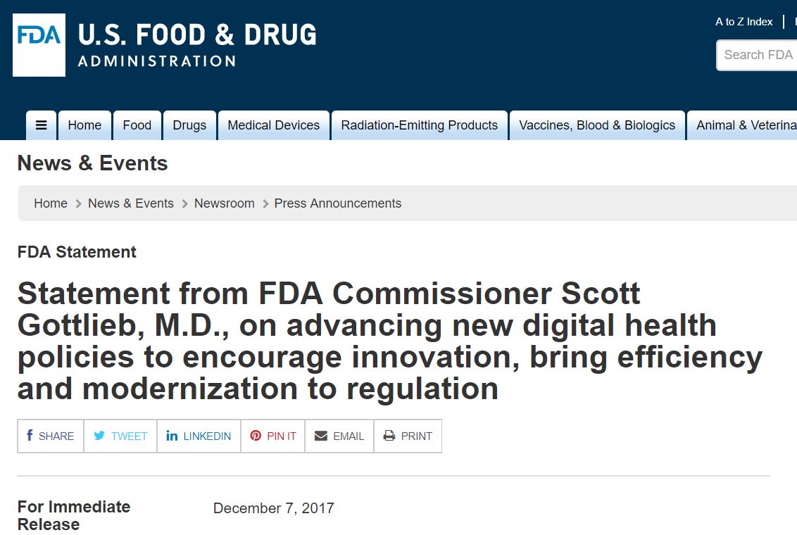 Discoveries in Health Policy FDA issues Major New Digital Guidances