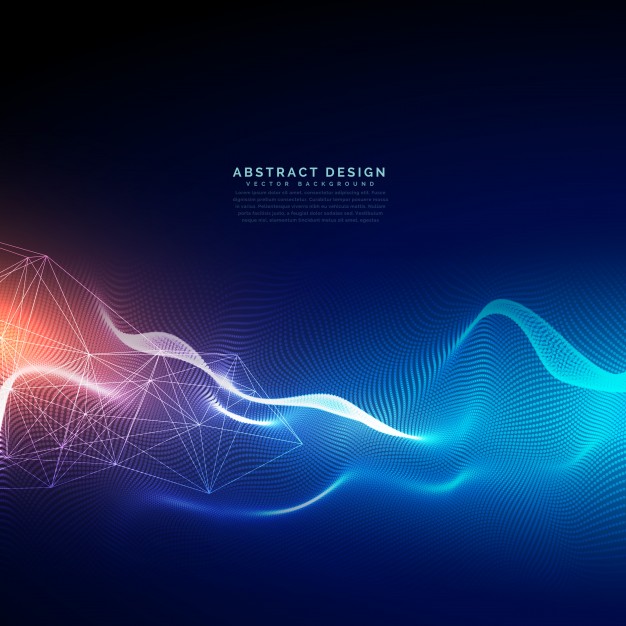 Abstract technology background with light effect Free Vector